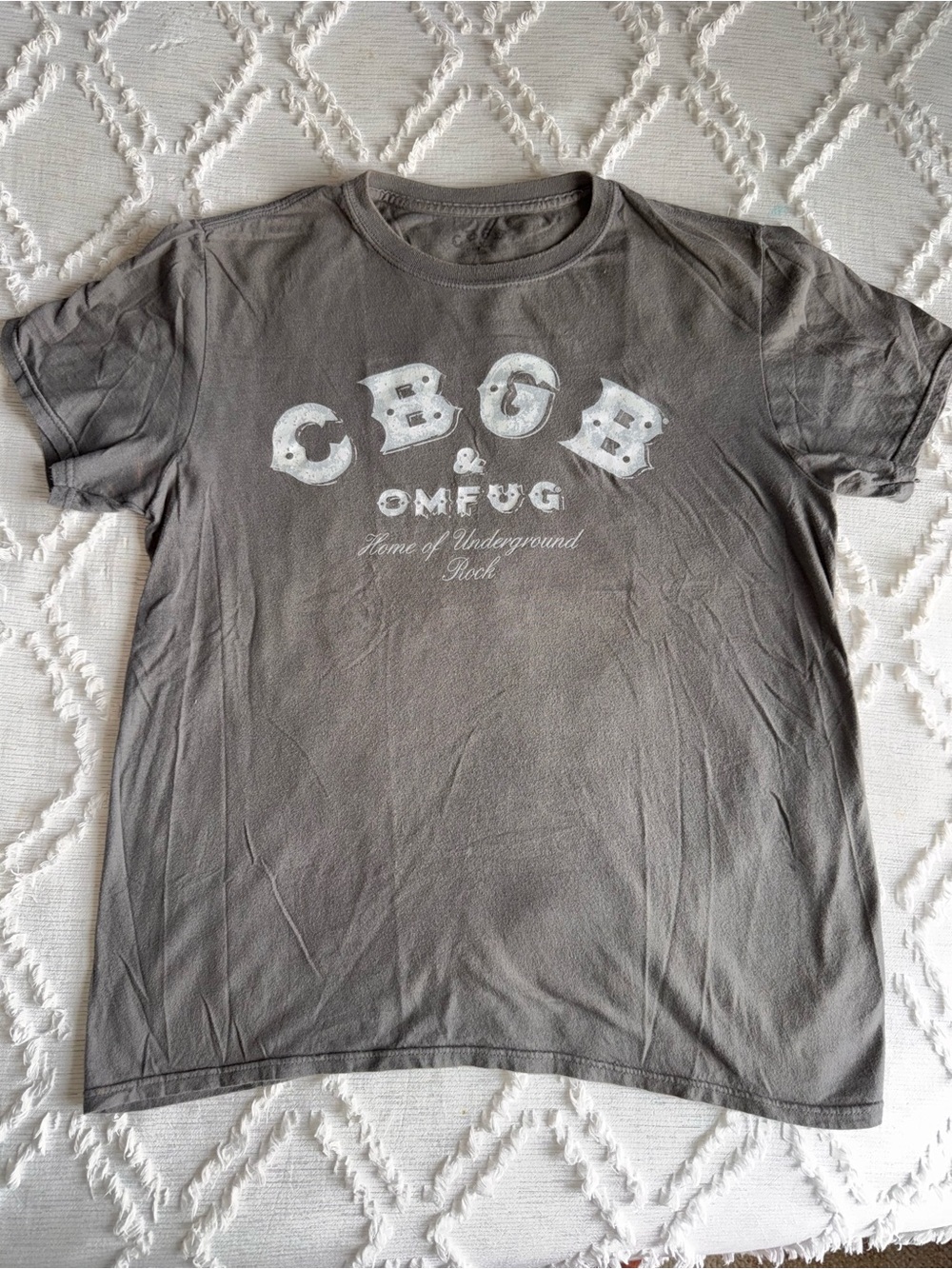 CBGB & OMFUG Home of Underground Rock NYC Punk Rock T-Shirt – Men’s M